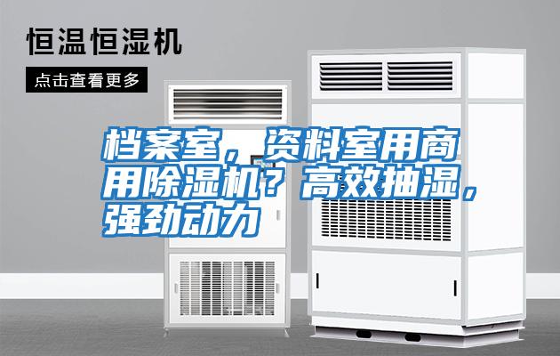 檔案室，資料室用商用除濕機？高效抽濕，強勁動力