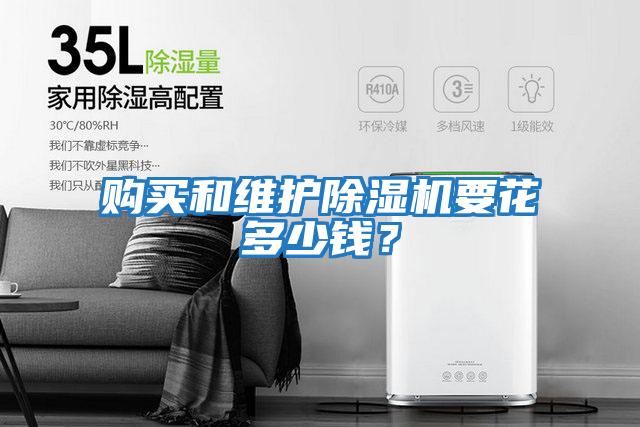 購買和維護除濕機要花多少錢?