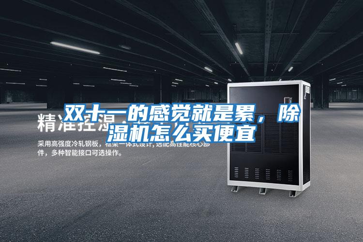 雙十一的感覺就是累,除濕機(jī)怎么買便宜