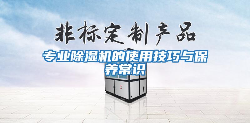 專業(yè)除濕機(jī)的使用技巧與保養(yǎng)常識(shí)