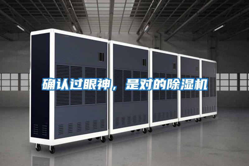 確認過眼神，是對的除濕機