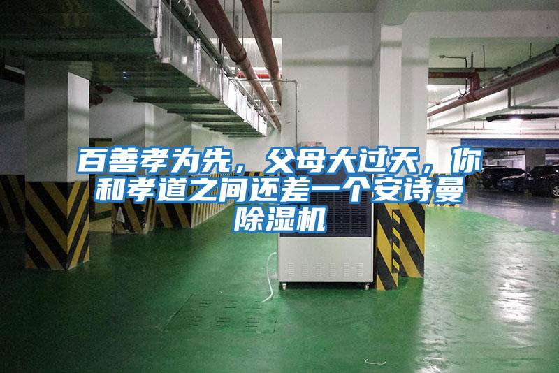 百善孝為先，父母大過天，你和孝道之間還差一個安詩曼除濕機