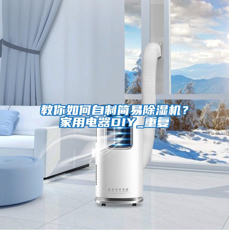 教你如何自制簡易除濕機？家用電器DIY_重復