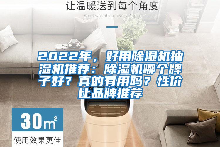 2022年，好用除濕機抽濕機推薦：除濕機哪個牌子好？真的有用嗎？性價比品牌推薦