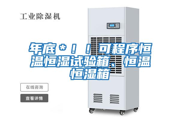 年底＊！！可程序恒溫恒濕試驗箱、恒溫恒濕箱