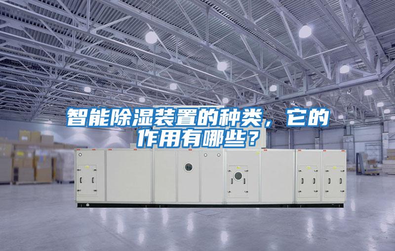 智能除濕裝置的種類，它的作用有哪些？