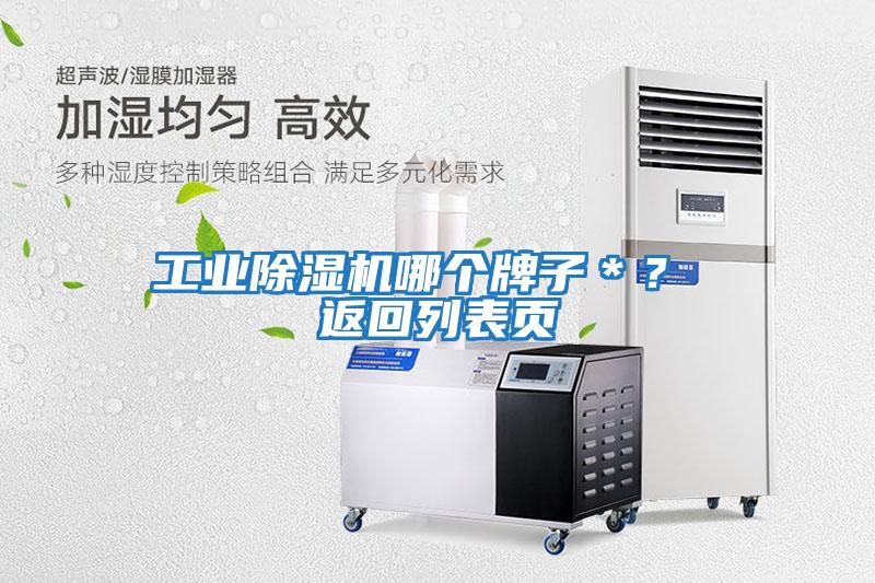 工業(yè)除濕機(jī)哪個牌子*? 返回列表頁