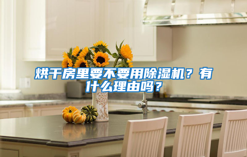 烘干房里要不要用除濕機？有什么理由嗎？