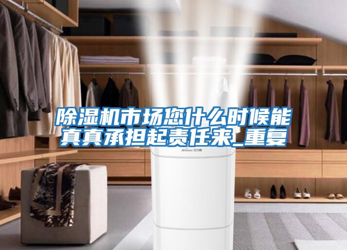 除濕機(jī)市場(chǎng)您什么時(shí)候能真真承擔(dān)起責(zé)任來(lái)_重復(fù)