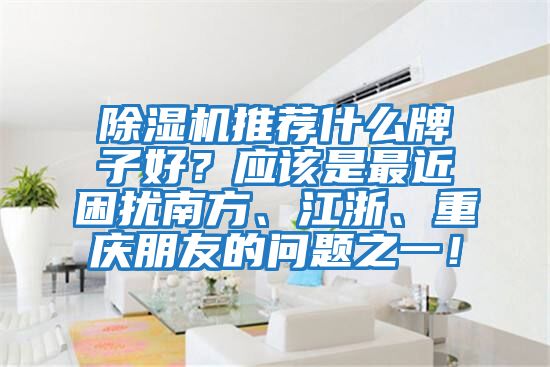 除濕機推薦什么牌子好？應該是最近困擾南方、江浙、重慶朋友的問題之一！