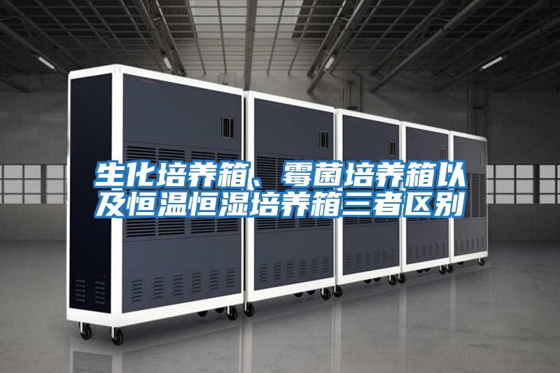 生化培養箱、霉菌培養箱以及恒溫恒濕培養箱三者區別
