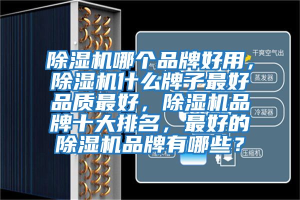 除濕機哪個品牌好用,除濕機什么牌子最好品質最好,除濕機品牌十大排名,最好的除濕機品牌有哪些?